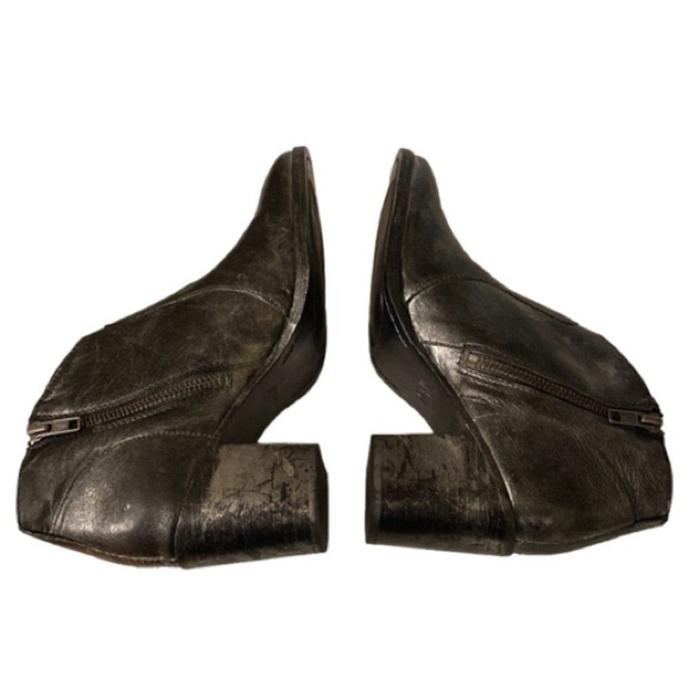 Frye Nora Ankle Boots Black Multi Metallic Silver Size 6.5 NWOB - Picture 6 of 16
